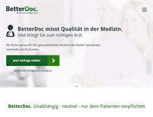 Tablet Screenshot of betterdoc.org